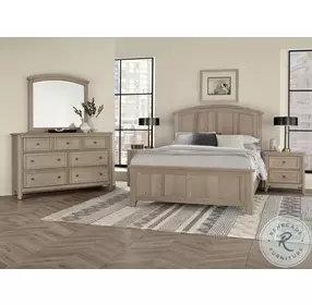 Woodbridge Shadow Gray King Arch Panel Bed