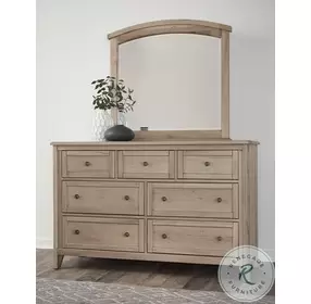 Woodbridge Clear Maple Arched Mirror