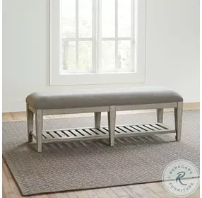 Heartland Antique White Bed Bench