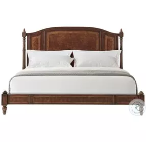 Brooksby Light Distressing King Low Profile Panel Bed