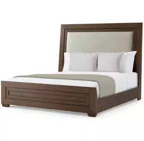 Isola Gowan Performance Fabric King Upholstered Panel Bed