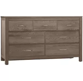Tide And Timber Gray Oak 7 Drawer Dresser