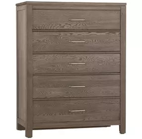 Tide And Timber Gray Oak 5 Drawer Chest