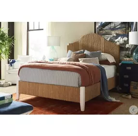 Coastal Living Seabrook Woven Abaca Queen Panel Bed