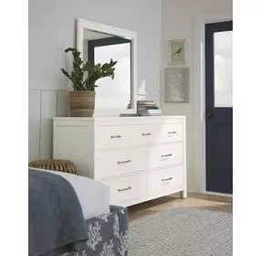 Tide And Timber White Maple Landscape Mirror