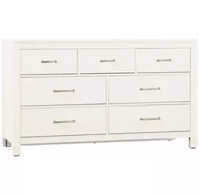 Tide And Timber White Maple 7 Drawer Dresser
