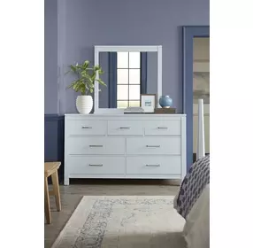 Tide And Timber Blue Maple 7 Drawer Dresser