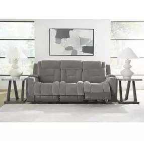 Ultimax Shadow 87" Zero Gravity Power Reclining Sofa with USB Charging and LED