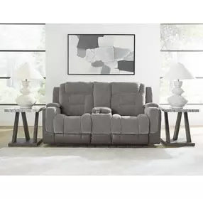 Ultimax Shadow 76" Zero Gravity Power Reclining Loveseat with Console and USB Charging