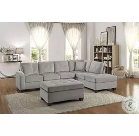 Emilio Taupe Ottoman