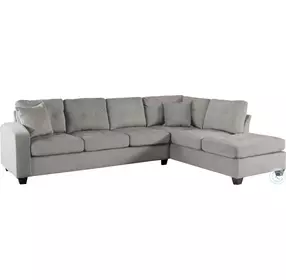 Emilio Taupe 2 Piece Sectional