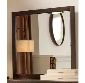Lodge and Loft Dark Oak Square Dresser Mirror