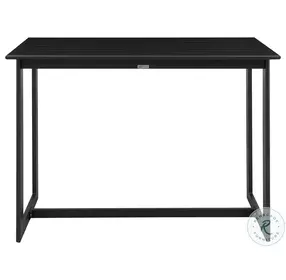 Grand Black Outdoor Patio Bar Table Set