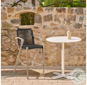 Nabila Charcoal Outdoor Bar Stool