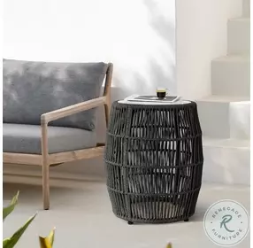 Emory Charcoal End Table