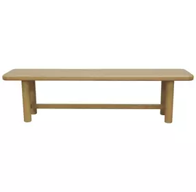 Hudson Light Oak Dining Bench