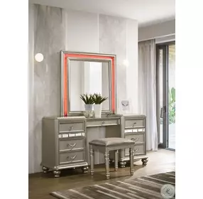 Kaleidoscope Platinum Vanity Desk