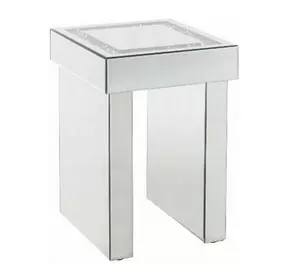 Noralie Silver Square End Table
