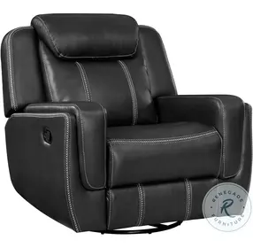 Littleton Black Swivel Glider Recliner