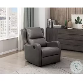 Durant Gray Glider Recliner