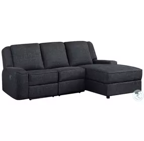 Monterey Ebony 3 Piece Reclining Sectional