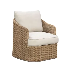 Axel Cream Performance Fabric Upholstered Outdoor Accent Chair