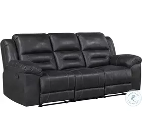 Hazen Black Double Reclining Living Room Set