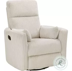 Traverse Beige Swivel Recliner