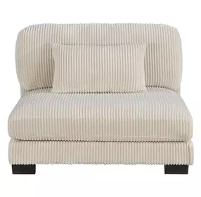 Traverse Beige Armless Chair
