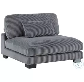 Traverse Gray Armless Chair
