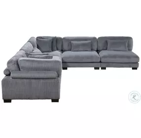Traverse Gray 5 Piece Modular Sectional