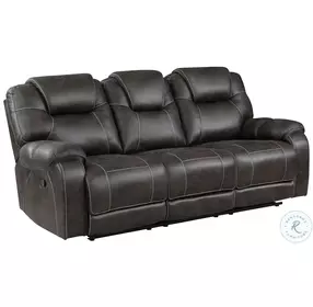 Gainesville Chocolate Double Reclining Living Room Set