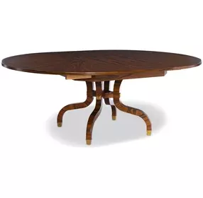 Sparrow Brown 72" Extendable Oval Dining Table