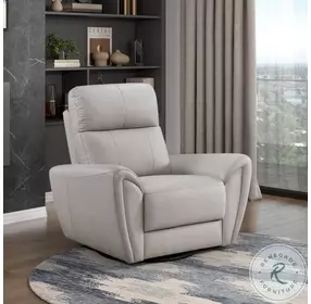 Essex Gray Swivel Glider Chair