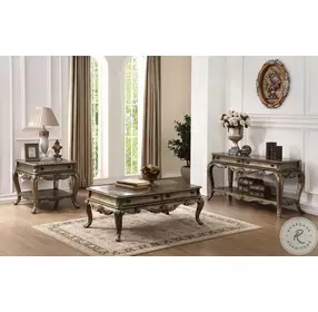 Ragenardus Vintage Oak Rectangular End Table