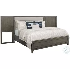 Cascade Ross Sable Upholstered Wall Panel Bedroom Set