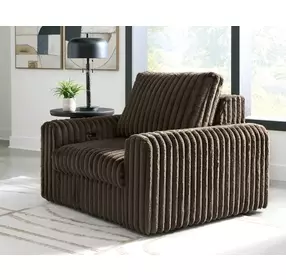 Chalmers Chocolate 50" Power Gliding Chaise with USB Charging