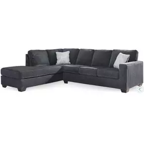 Altari Slate 2 Piece Sleeper Sectional with LAF Chaise