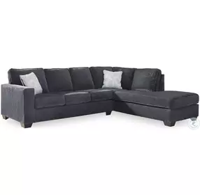 Altari Slate 2 Piece Sleeper Sectional with RAF Chaise