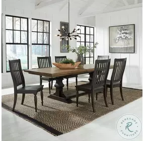 Harvest Home Chalkboard 104" Extendable Dining Table