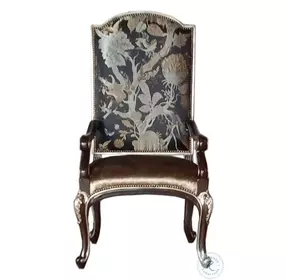 Piazza San Marco Behaus Ebony And Glaze Copper Arm Chair