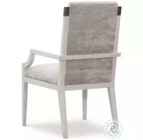 Ensemble Luster Fog Silver Arm Chair