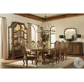 Majorca Mahogany Wood Extendable Dining Table