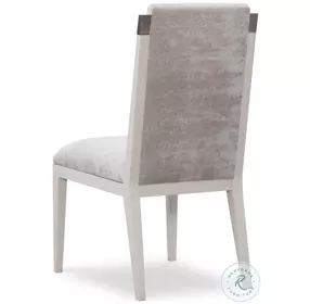 Ensemble Luster Fog Silver Side Chair