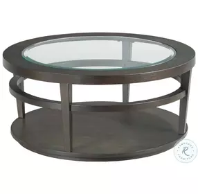 Urbana Dark Oak Round Occasional Table Set