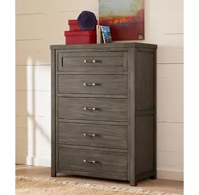 Bunkhouse Aged Barnwood 5 Drawer Chest