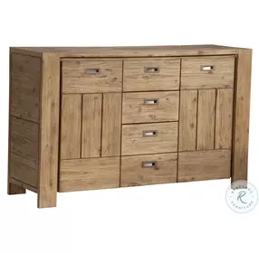 Seashore Sandblasted Antique Natural Sideboard