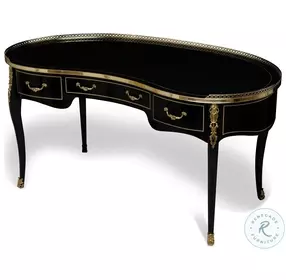 Eclipse Ebonized Kidney Desk