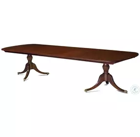 Lukas Antique Mahogany Extendable Dining Table