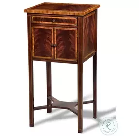 Vivian Crotch Mahogany Nightstand